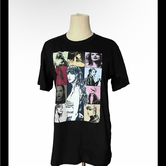 Taylor Swift The Eras Tour Tee Shirt Size medium Official Merchandise Black, - Picture 12 of 12
